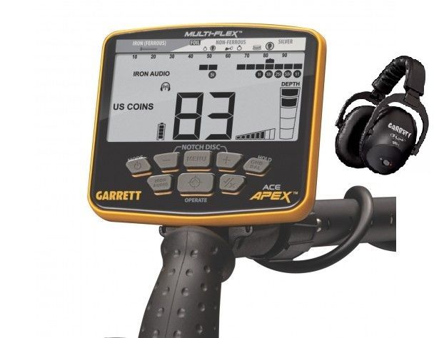 Garrett Dedektör Apex Dedektör (15x28cm) MS-3 Z-LYNK Kablosuz Kulaklıklı