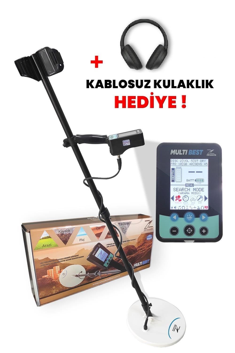 Zeus Dedektör-Multibest Altın Dedektörü