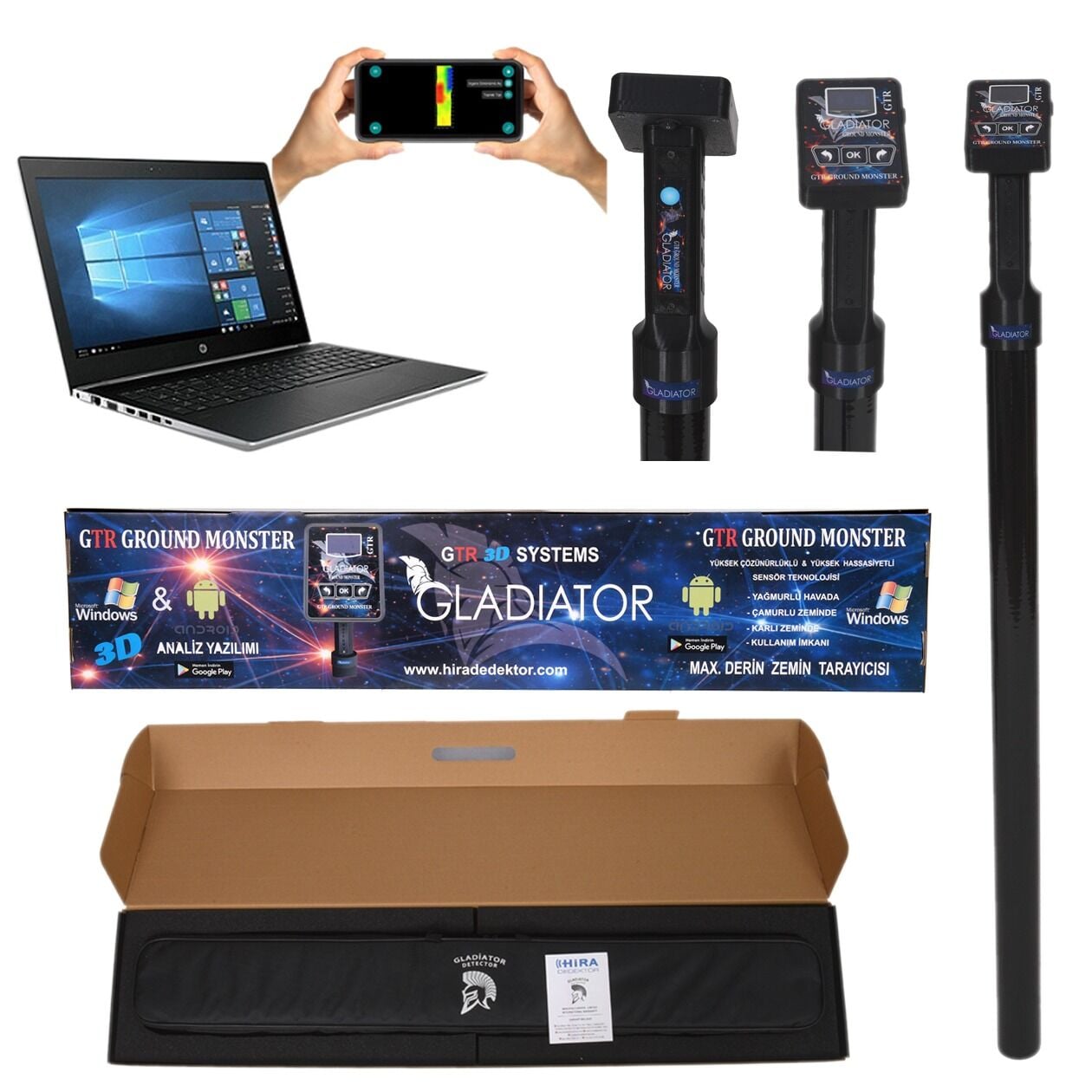 GTR GROUND MONSTER YERALTI GÖRÜNTÜLEME CİHAZI